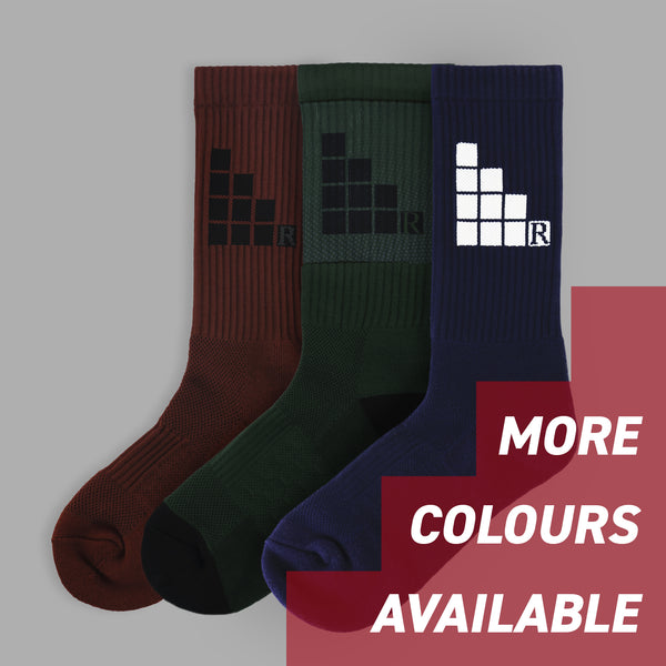 Red on Socks - Colour